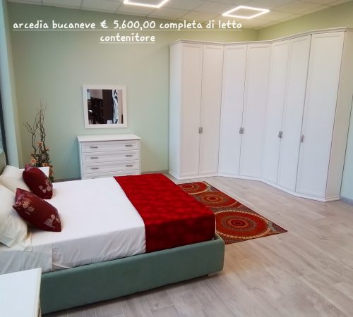 Arcedia bucaneve completa di letto contenitore - € 5.600